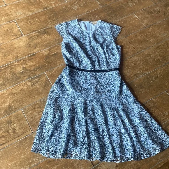 Shoshanna Dresses Shoshanna Lace Dress Light Blueblack Size